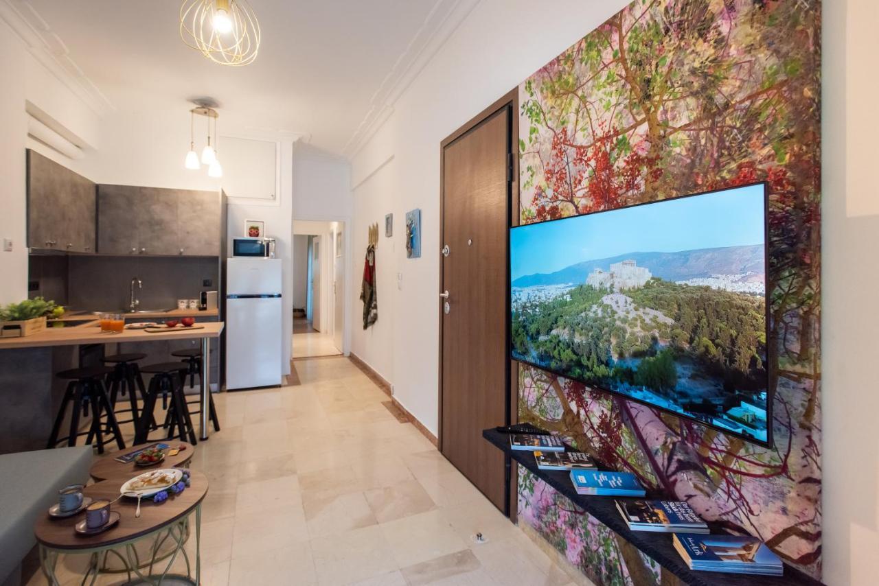 Blue Ark Boho Stay At Acropolis Athens Exterior photo